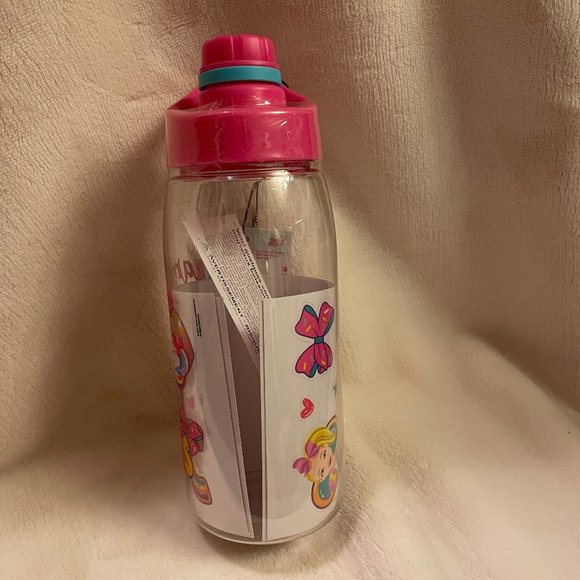 JOJO SIWA silver buffalo 20oz Tritan Water Bottle with Stickers, new - Picture 1 of 3